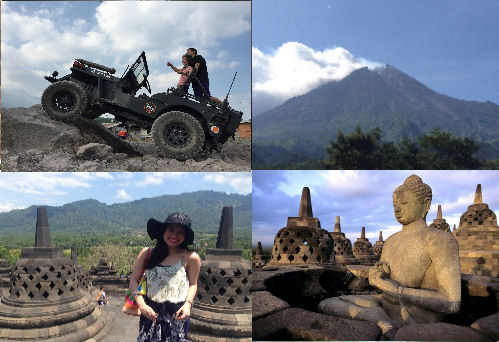 Trip Borobudur dan Merapi dengan driver Jogja